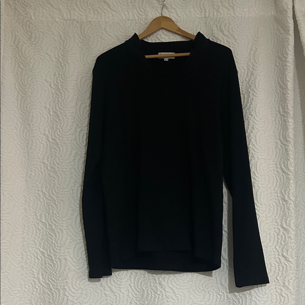 Black Long Sleeve Men's Tee